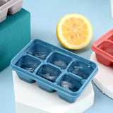 Silicone Ice Cube Maker: Creative Freezer Storage Solution with Lid for Homemade Ice Cubes