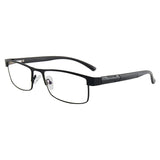 Men's Business Presbyopic Reading Glasses: Stainless Steel Frames, Anti-Blue Light Eyeglasses with Various Magnification Options