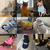 Cozy Security Cat Clothing: Warm Hooded Jackets and Coats for Cats, Adorable Rabbit-Themed Pet Costumes Suitable for Small Dogs