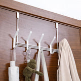 Multi-Functional Iron Hook Organizer: No-Drill Rack for Clothes, Towels, Hats, Bags, Bedroom, or Living Room Accessories