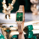 Ultra-thin Quartz Wristwatch for Women: High-Quality Waterproof Rectangle Ladies' Creative Clock