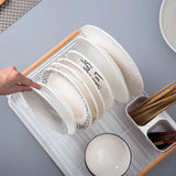 Sink Drain Bowl Rack: Dish Storage Shelf for Kitchen Countertop, Cupboard, or Table