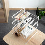 Spice Jar Storage Rack: 2/3 Layers for Seasoning Organization, Decorative Desktop Shelf with Multi-Function Drainage