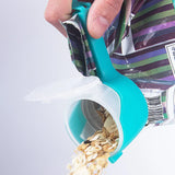 Food Storage Bag Clip with Seal Pour Design: Keep Snacks Fresh with this Plastic Helper, Perfect for Sealing