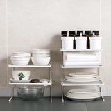 Spice Jar Storage Rack: 2/3 Layers for Seasoning Organization, Decorative Desktop Shelf with Multi-Function Drainage