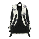 Stylish Flower Backpack for Girls and Teens: USB School Bag for Women, Ideal for Middle and High School, College Students