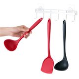 Silicone Cooking Utensils Set: Spoon, Spatula, and Scoop, Essential Baking Tools with Handles