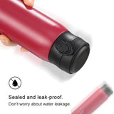 UZSPACE 500ml Stainless Steel Vacuum Flask: Portable and Leakproof, Ideal for Business Use, Simple Shaker Design