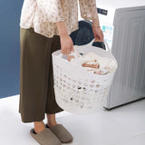 Plastic Bathroom Dirty Clothes Basket: Versatile Storage Solution