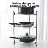 Metal Pot Storage Rack: Convenient Kitchen Organizer for Storing Pots and Pans