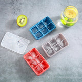 Silicone Ice Cube Maker: Creative Freezer Storage Solution with Lid for Homemade Ice Cubes