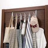 Multi-Functional Iron Hook Organizer: No-Drill Rack for Clothes, Towels, Hats, Bags, Bedroom, or Living Room Accessories