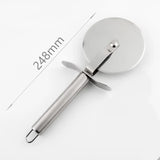 Stainless Steel Pizza Cutter: A 6.5cm Diameter Wheel, Perfect for Household Use