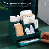 Desktop Cosmetic Drawer Storage Box: Drawer-Type Organizer for Lipsticks, Powders, Eye Shadows, and Brushes on Dressing Table