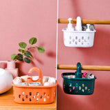 Hanging Bathroom Storage Basket: Portable Organizer for Toilet Sundries