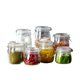 Glass Pickle Jar with Lid: Sealed Storage Container for Tea, Cereals, Coffee, and More