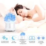 Hydrangea Aroma Diffuser: Essential Oil Flower Air Humidifier, Electric Atomizer - Perfect as a Christmas Gift