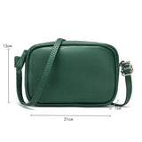 Minimalist Small Crossbody Bag for Women: Solid Color PU Leather Messenger Bag, Perfect for Carrying Mobile Phones