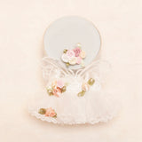 Labubu Idol Doll Wedding Dress – 17cm Rose Butterfly Gown Outfit Accessories for Mini Plush Dolls DIY Gift