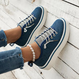 Women’s Casual Flat Sneakers – Lace-Up Loafers for Walking, Running, and Work | 2024 Spring/Autumn Fashion