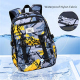 Waterproof Camouflage Backpack for Boys: Ideal Primary School Bag, Perfect for Carrying Books and Essentials for Primary Students