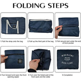 Foldable Nylon Travel Bags: Large capacity, waterproof handbags for women and men. Perfect for organizing and packaging clothes