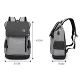 Waterproof High School Backpack for Boys: Big USB Anti-Theft Bag, Ideal for Travel, a Perfect Schoolbag Gift for Boys