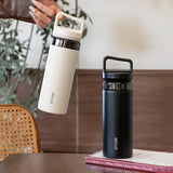 420ml Fashion Stainless Steel Vacuum Flask with Filter – Portable Coffee & Tea Car Thermos with Handle