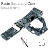 Transparent Replacement Strap and Bezel for Gasioak GA700/GA710 Watches, Including Tool