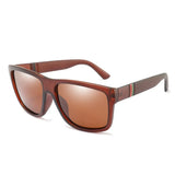 Unisex Polarized Square Sunglasses: Vintage Style from a Renowned Brand, Suitable for Women and Men