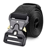 Tactical Nylon Belt: Quick-Release for Outdoor Activities, Unisex, Plus Size