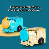 DIY Electric Railcar Toy – Building Blocks Racing Track Set with Assembled Railcar – Ideal Play and Gift for Kids