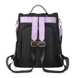 Chic Black Anti-Theft Backpack for Women: Fashionably Simple and Ideal for Casual Travel, Perfectly Waterproof for On-the-Go Adventures