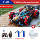 RC Drift F1 Car with LED Lights, Music, 2.4G Glove Gesture Control, Spray Stunt Feature, 4WD Electric Toy for Children