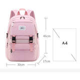 Middle School Backpack for Girls: Waterproof, Lightweight Book Bag, Ideal Kids Backpack for High School and Teens