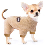 Winter Velvet Dog Pajamas: Thermal Onesies for Small Dogs, Perfect Nightwear for Puppies, Cats, Chihuahuas, Yorkies, Poodles, and Stylish Clothing for Boy Dogs