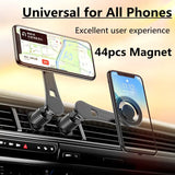 Secure Magnetic Car Phone Holder: Mount for Macsafe iPhone 15, 14, 13, Samsung, Xiaomi, and More