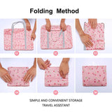 Foldable Nylon Travel Bags: Large capacity, waterproof handbags for women and men. Perfect for organizing and packaging clothes