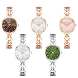 Elegant Square Crystal Rosegold Women's Fashion Watch for Stylish Ladies