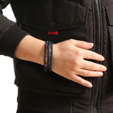 Men's High-Quality Multilayer Leather Bracelet – Classic Fashion with Tiger Eye Beads | Jewelry Gift for Him