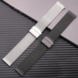 Stainless Steel Mesh Watch Strap – Unisex Replacement Bracelet in 16mm, 18mm, 20mm, and 22mm Sizes | Available in Various Colors with Quick Release Feature