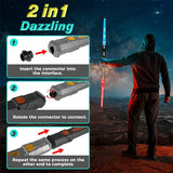 2-in-1 LED Light Saber – Expandable Sword with Realistic Sound Effects – Ideal for Smooth Swinging Action and Perfect for Kids