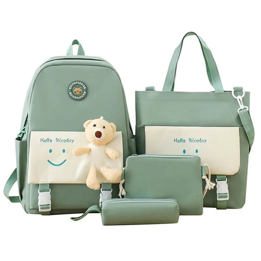 Adorable Elementary School Backpack for Girls: Multi-Color Bag Perfect for Kids' Books