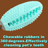 Interactive Rubber Dog Toys: Ideal for Large and Small Dogs, Cats, Promotes Chew Training