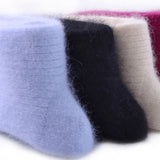 Women's Winter Wool Socks: Super Thick, Solid Sheep Wool for Warmth Against Cold and Snow, Soft and Cozy, 1 Pair