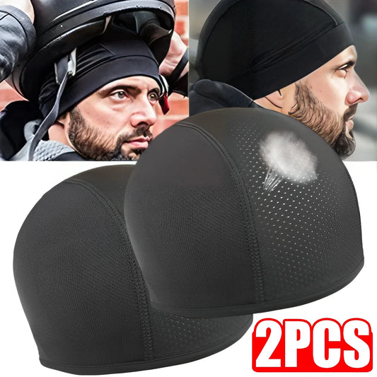 Motorcycle Helmet Inner Cap: Quick-Dry Racing Beanie for Breathable Comfort