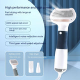 3-in-1 Pet Hair Styling Tool: Water Blower, Hair Puller, and Dryer for Dogs, Includes Teddy Hair Comb for Grooming