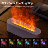 RGB Flame Essential Oil Diffuser: Ultrasonic Air Humidifier with Cool Mist, LED Lighting, and Aromatic Home Fragrance