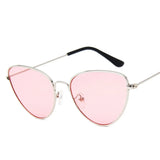 Sleek Vintage Cat Eye Sunglasses for Women - Red and Black Options, Retro Style, Perfect for a Sexy Look