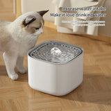 3L Automatic Cat Water Fountain with Recirculating Filter, Large Capacity, USB Electric Silent Operation, Cats Drinking Dispenser